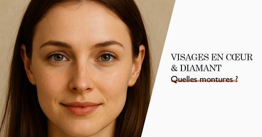 Quelles lunettes choisir pour un visage en forme de cœur ou de diamant ?